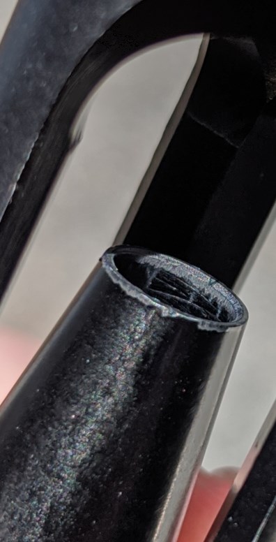 lube residue