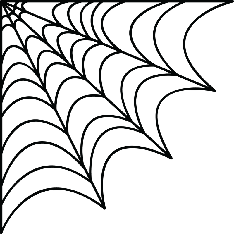 Telaraña Halloween Izquierda