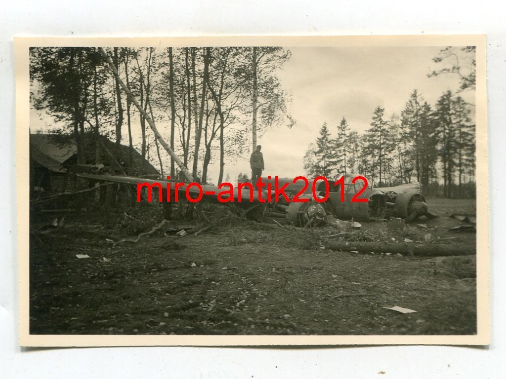Foto, abgestürzte Junkers Ju 88, Krasnogvardeysk, Krasnogwardejsk, Russland, 1
