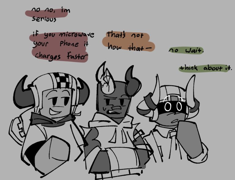 Skateboard and Coil talking, as Boombox chips in to agree with Skateboard.