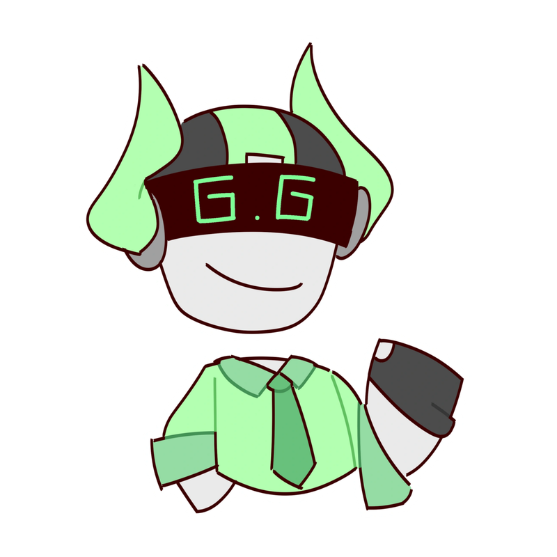 old "gg" sticker