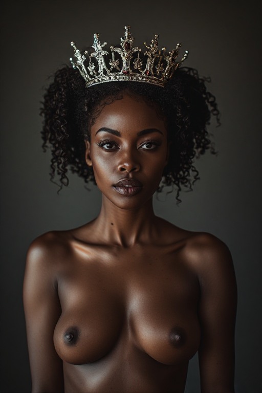 Naked-ebony-Queen-crown-sharp-(22)