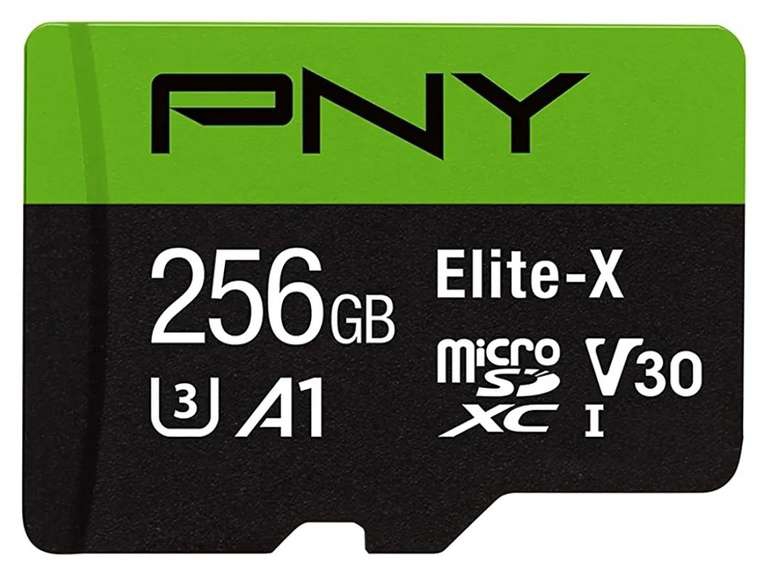 Amazon: microSD PNY 256GB U3 A1 V30 
