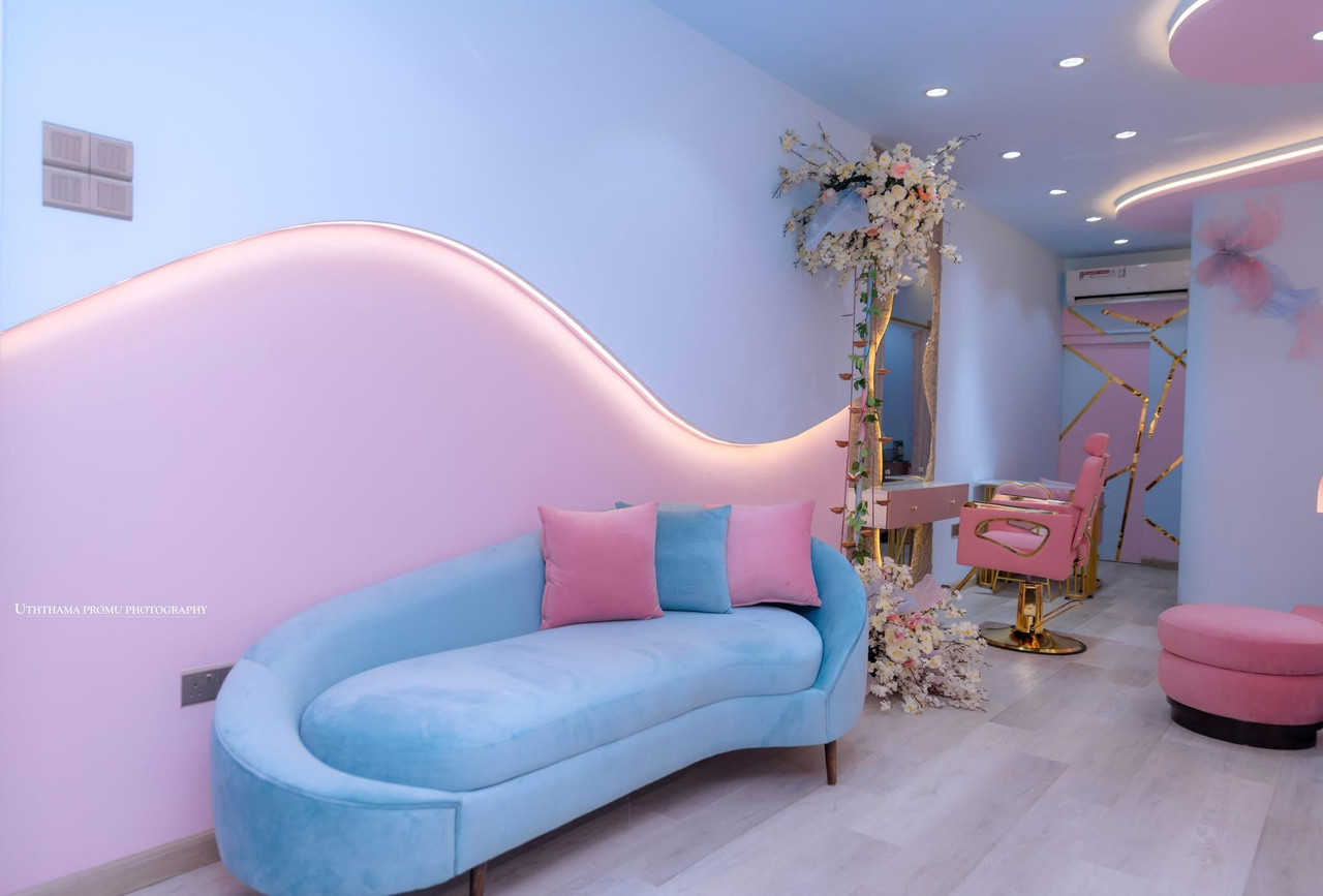 Rosy Salon Interior