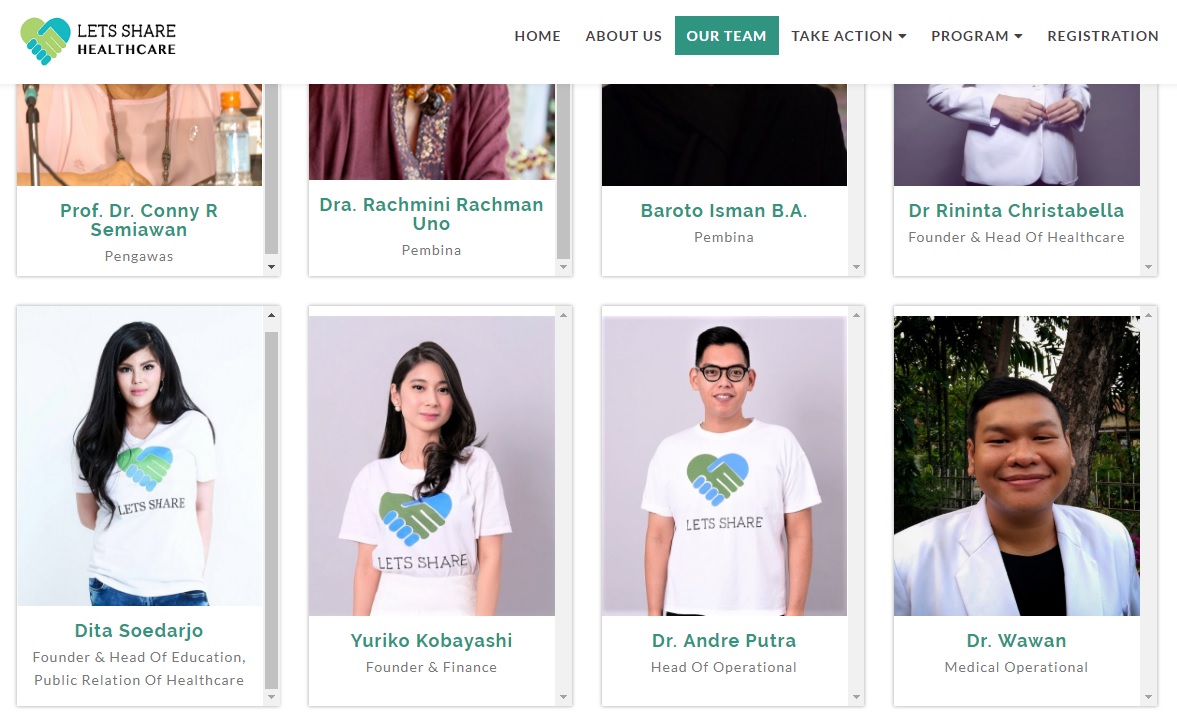 Dita Soedarjo di Let's Share Indonesia