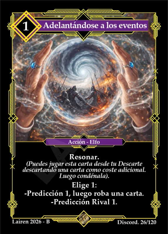 ADELANTANDOSE A LOS EVENTOS