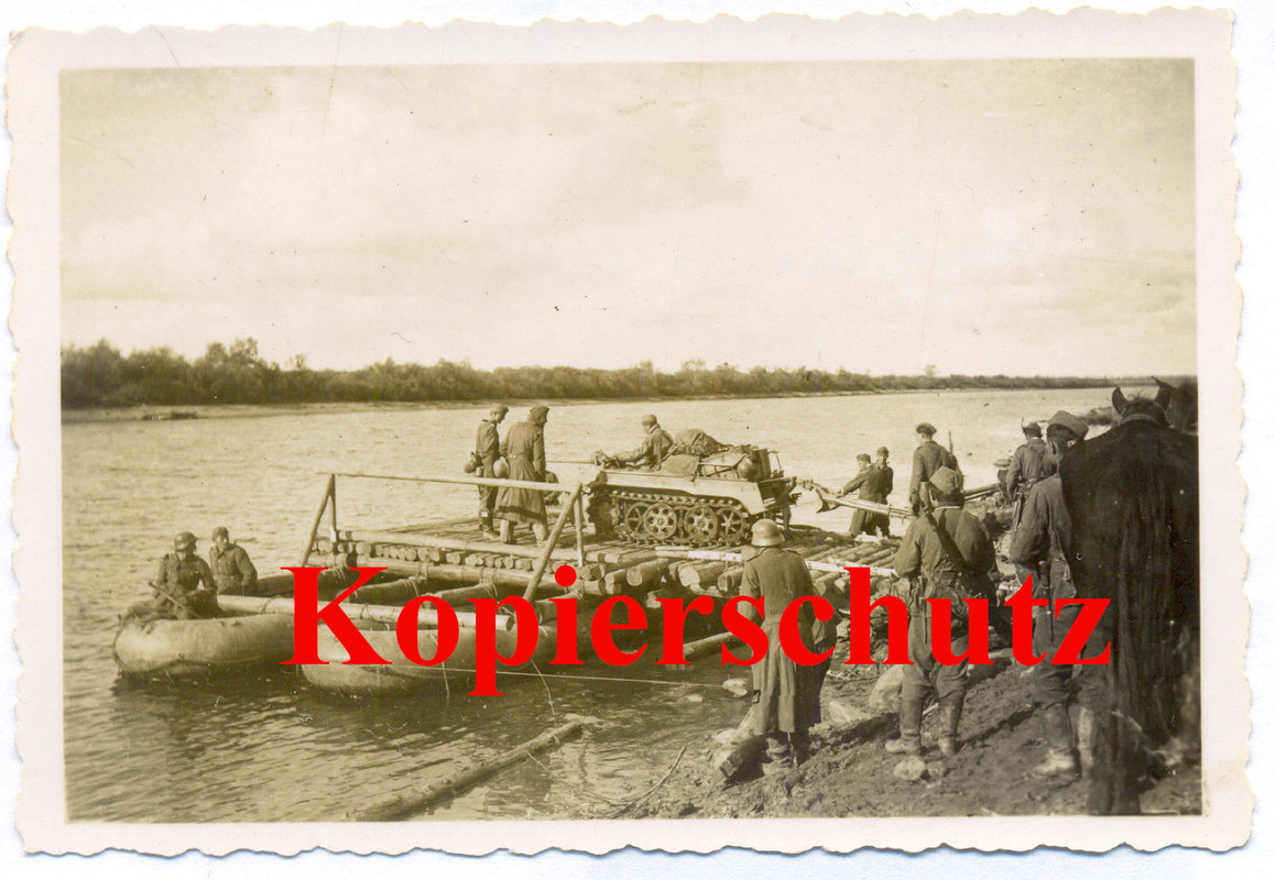 NSU Kettenkrad Russland Nord 1941 Lowat Übergang