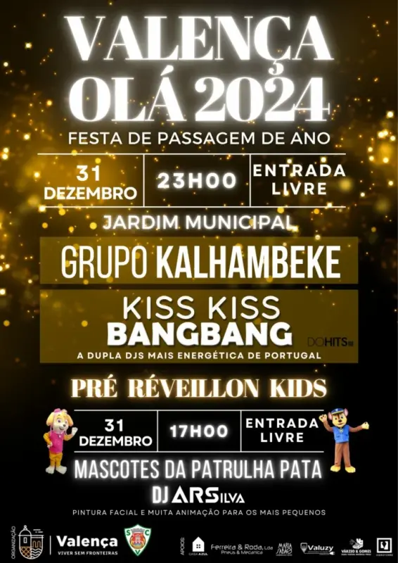 Toupeiras - Passagem de Ano 2024 - Valença