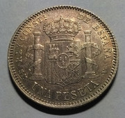 1 peseta 1905. Alfonso XIII IMG-20190227-202148