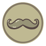 Moustache care icon