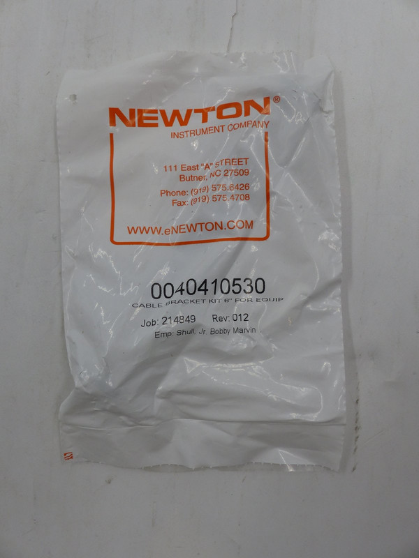 LOT OF 6 NEWTON CABLE BRACKET KIT 6" 40410530