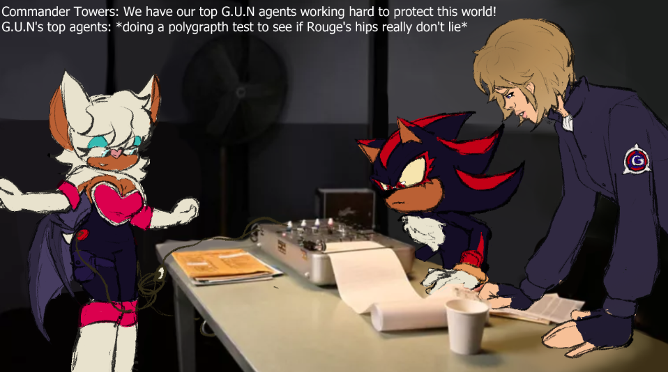 Rouge's hips take a polygraph to make sure they really don't lie