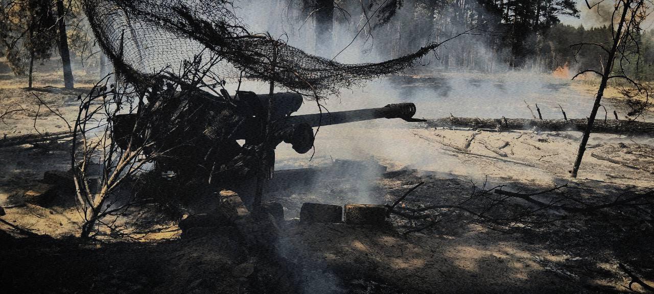 1061 2A18 D-30 howitzer destr 11 07 24