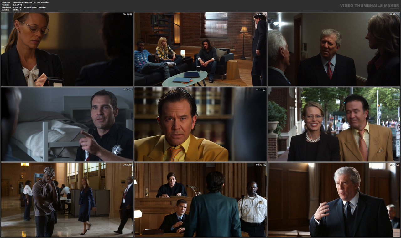 Leverage S02E09 The Lost Heir Job.mkv