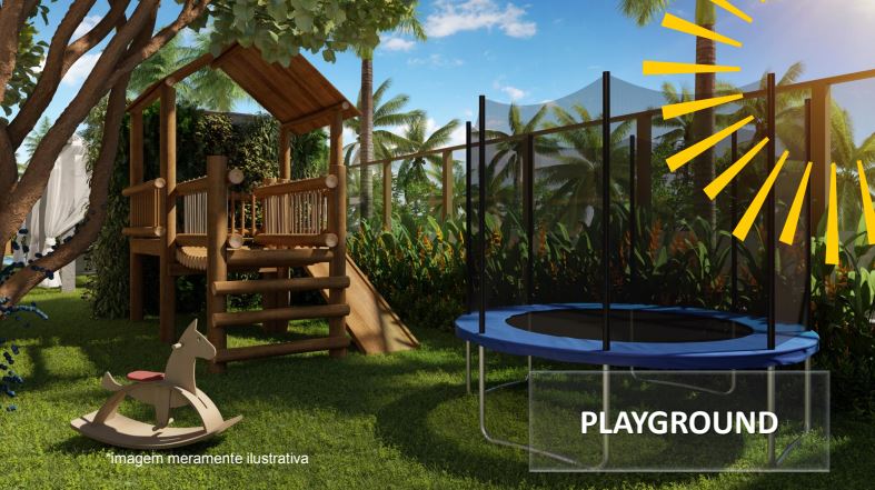 Playground e área de lazer infantil