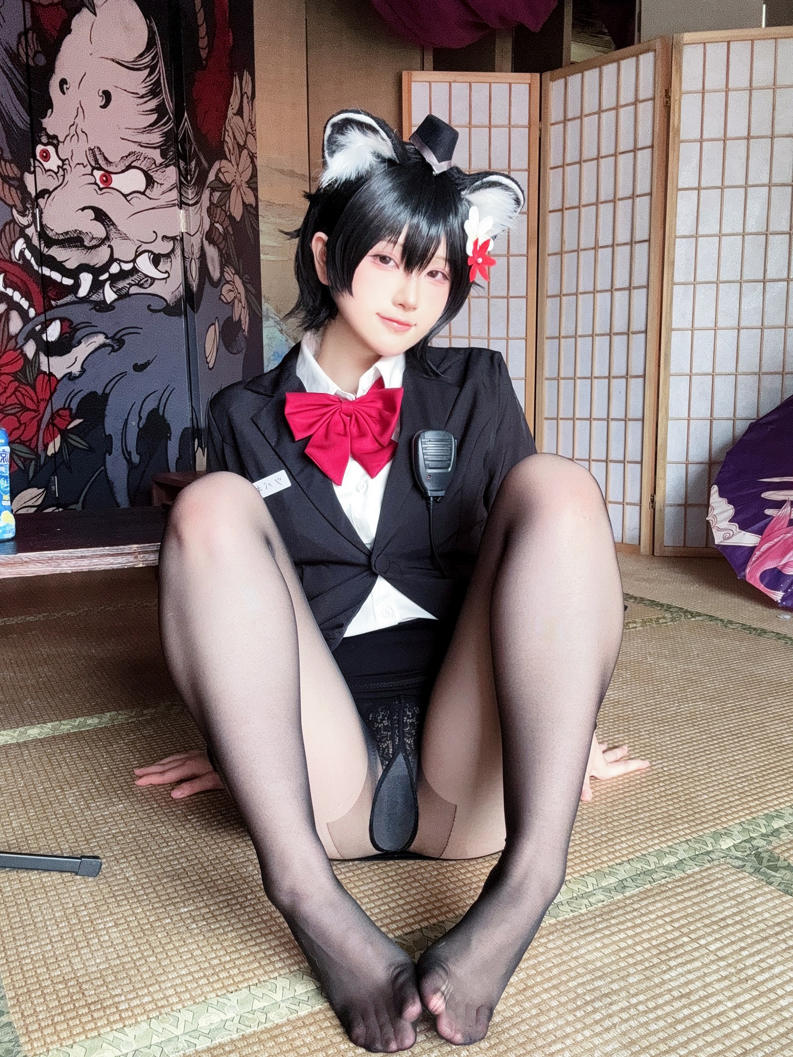 屿鱼 Yuyu 蔚蓝档案 春日椿 导游主题 Cosplay 写真集（55P｜156MB）插图8