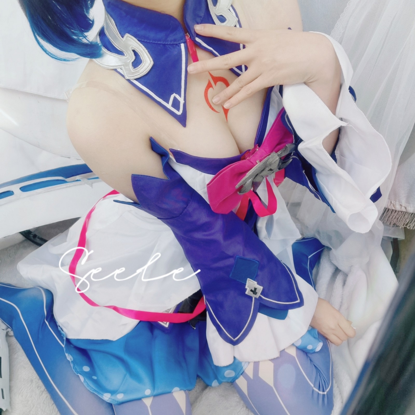 Seele麦麦希儿幻海梦蝶写真集｜梦幻蓝色系高清图集（168P-229.3M）插图1