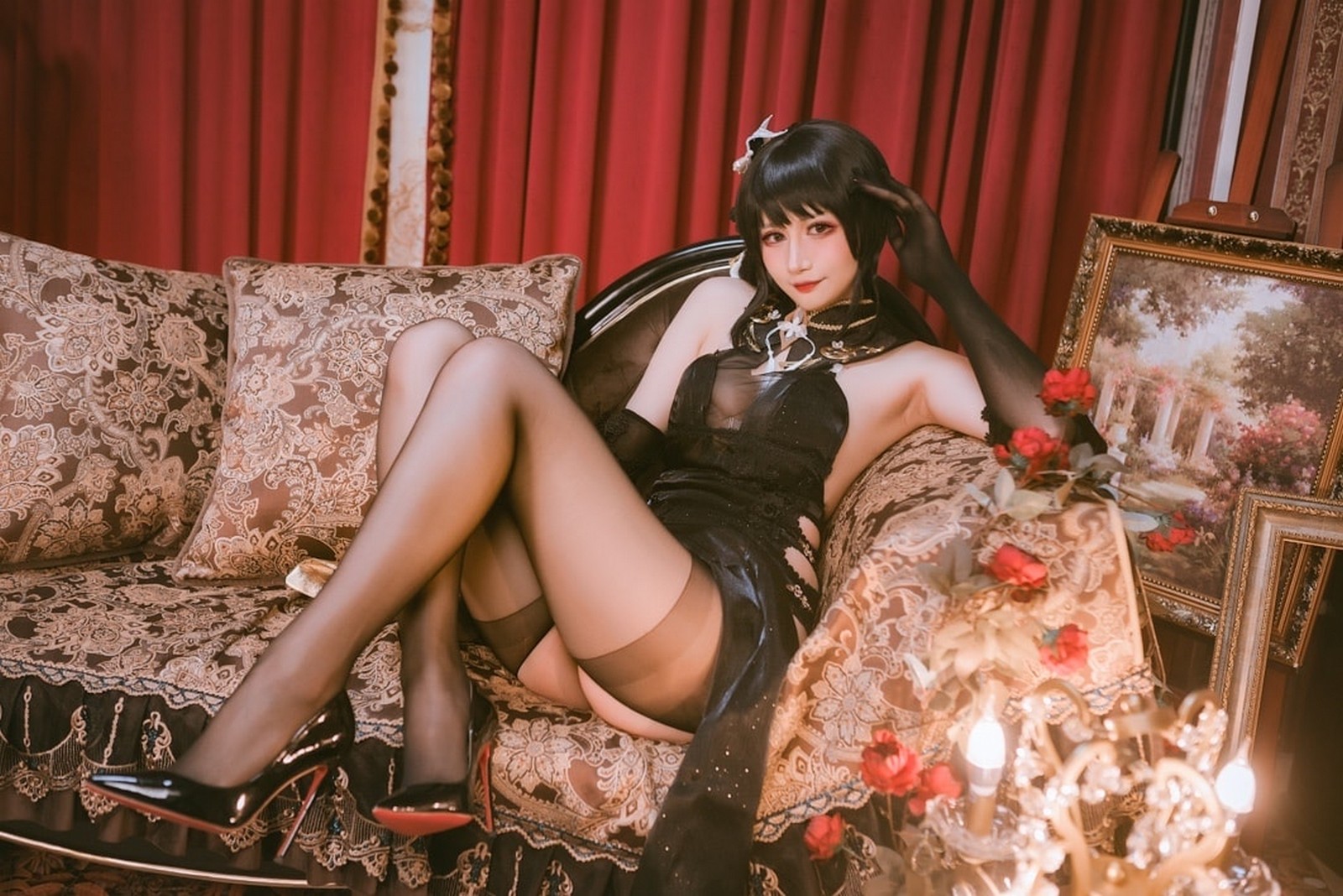 兔胖胖min – 碧蓝航线 镇海 Cosplay 高清写真集（40P-119.3MB）插图2