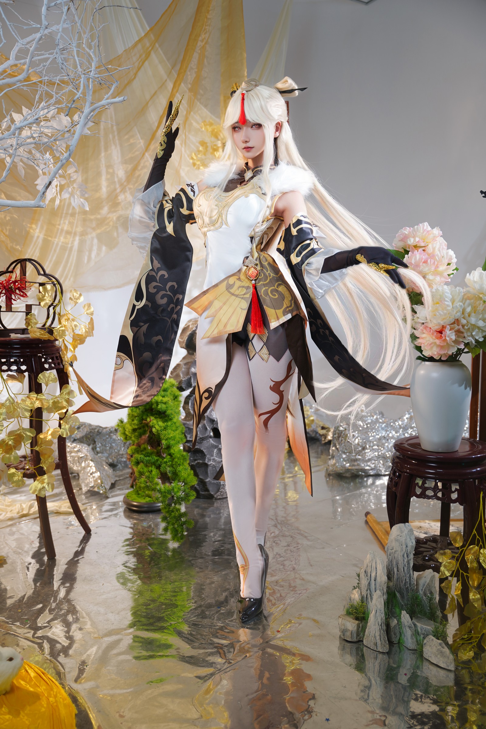 Seya-狮砸 – 原神 凝光 Cosplay 高清写真（9P-107MB）插图1