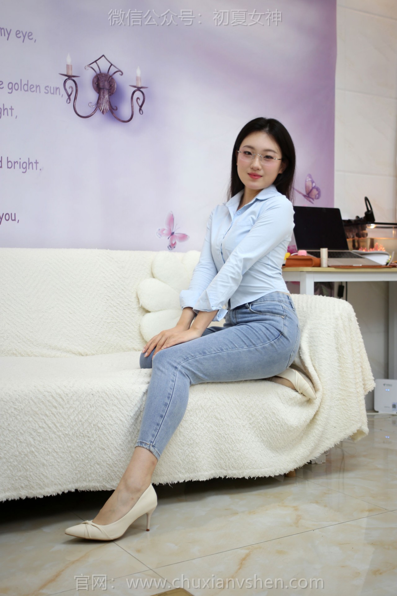 夏小小nude《初夏女神》写真，室内的，清新与优雅的双重享受插图