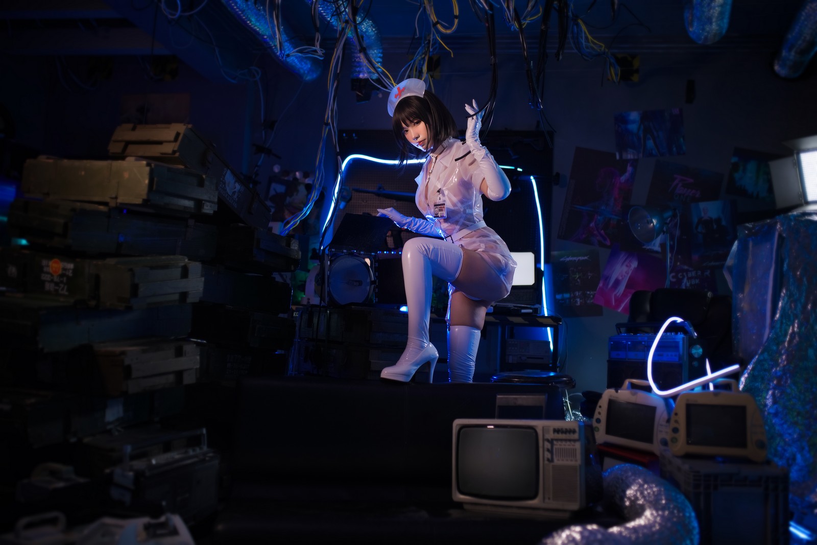 Neko-薇薇 透明护士 Cosplay 高清写真图集（51P｜434MB）插图7