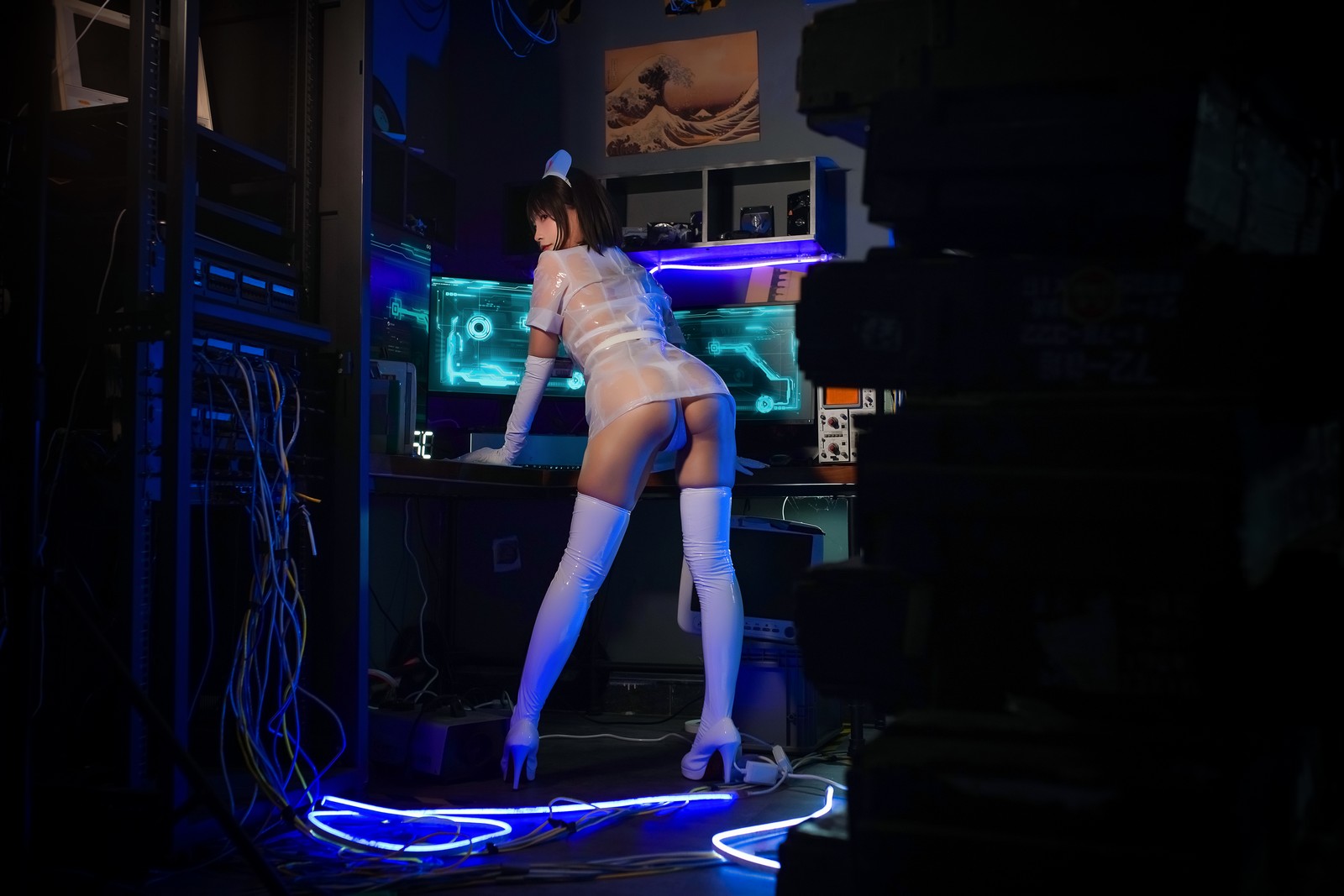 Neko-薇薇 透明护士 Cosplay 高清写真图集（51P｜434MB）插图2