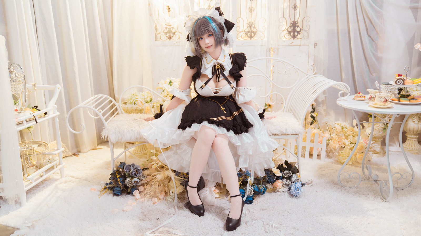 屿鱼 Yuyu 碧蓝航线 柴郡 Cosplay 写真图集｜Azur Lane（54P｜138MB）插图