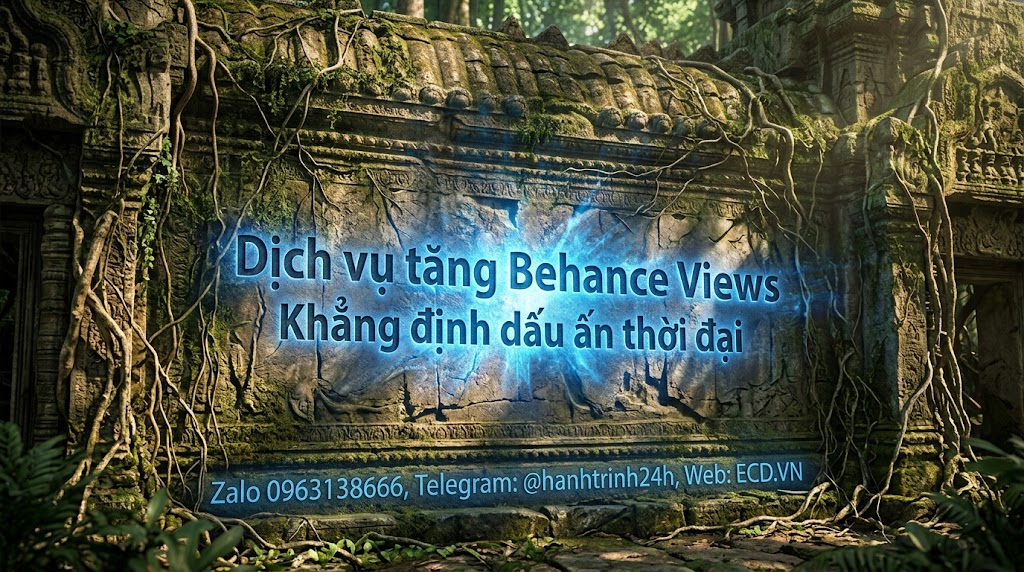 dịch vụ tăng behance views organic cho creative