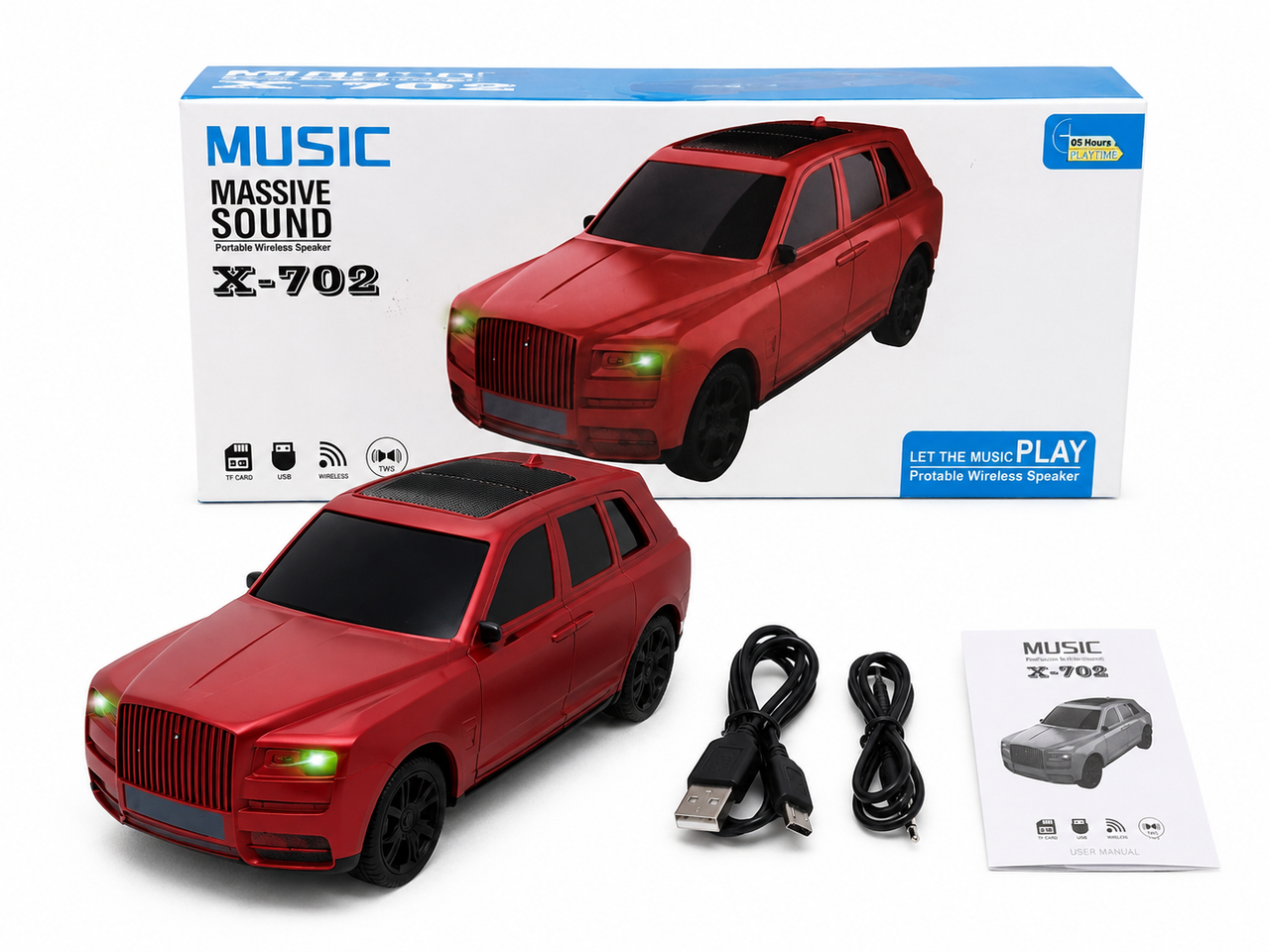 MUSIC X-702 Portable Wireless Speaker