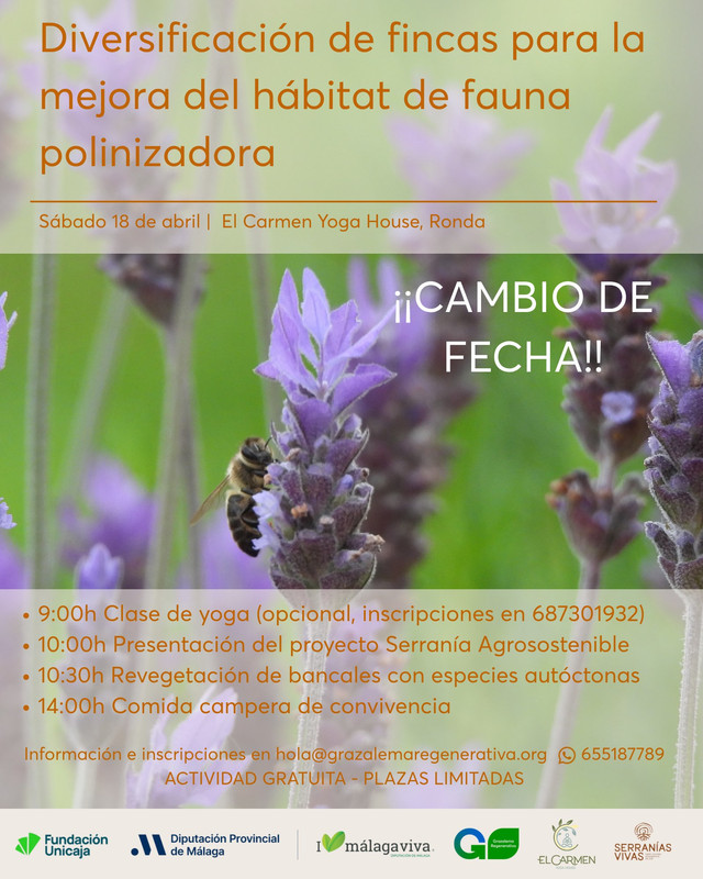 Diversificación de fincas para la mejora del hábitat de fauna polarizadora