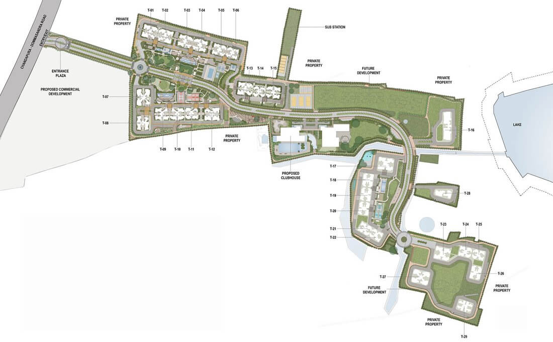 Adarsh Forest Glen Master Plan Layout