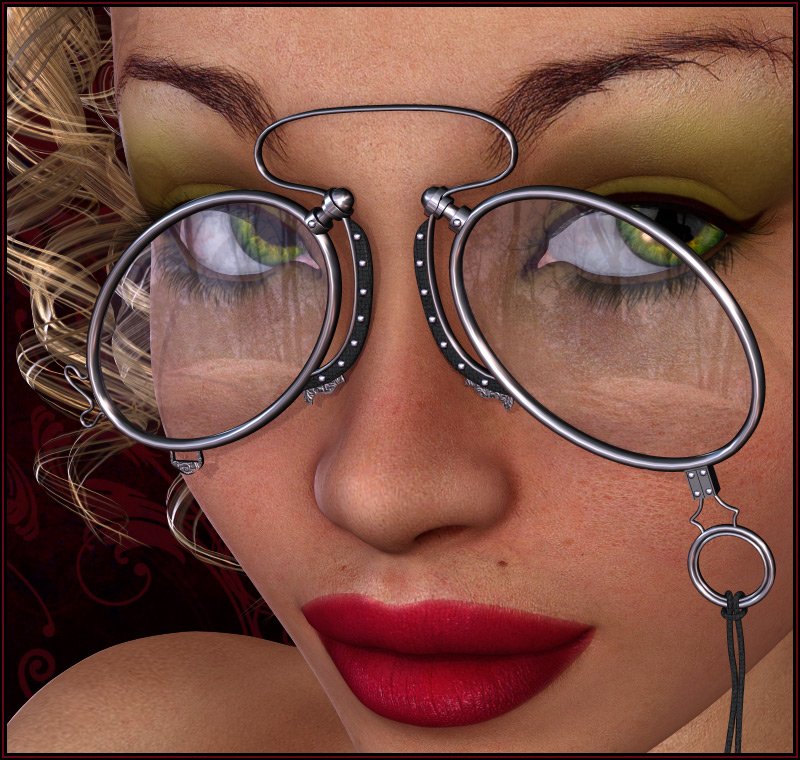 Pd-Pince-Nez Glasses