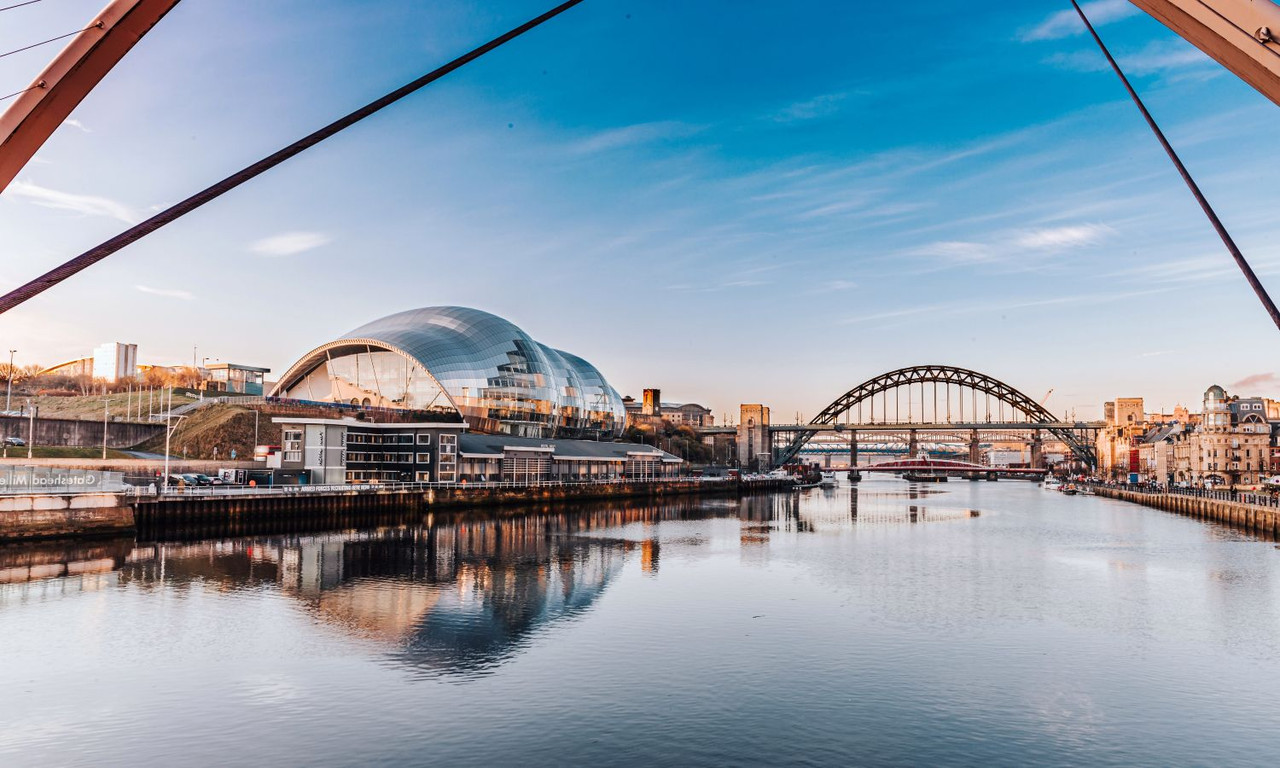 River Tyne - UK river flowing through England