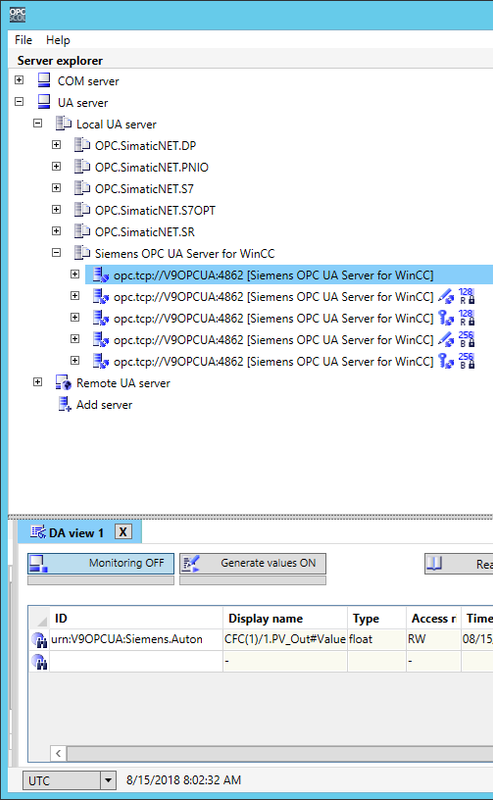 configure OS single-user project as OPC UA server configure OS single-user project as OPC UA server