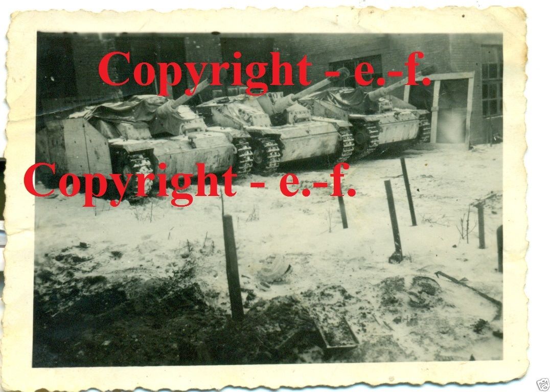 FOTO - STURMGESCHÜTZ - LANGROHR   SEITENSCHUTZ -