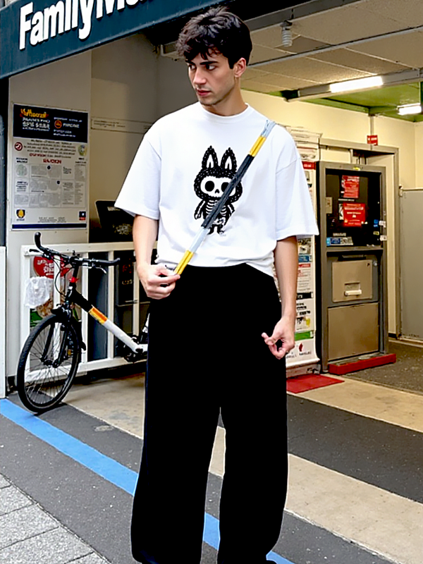 Skeleton Tee (White) gallery image