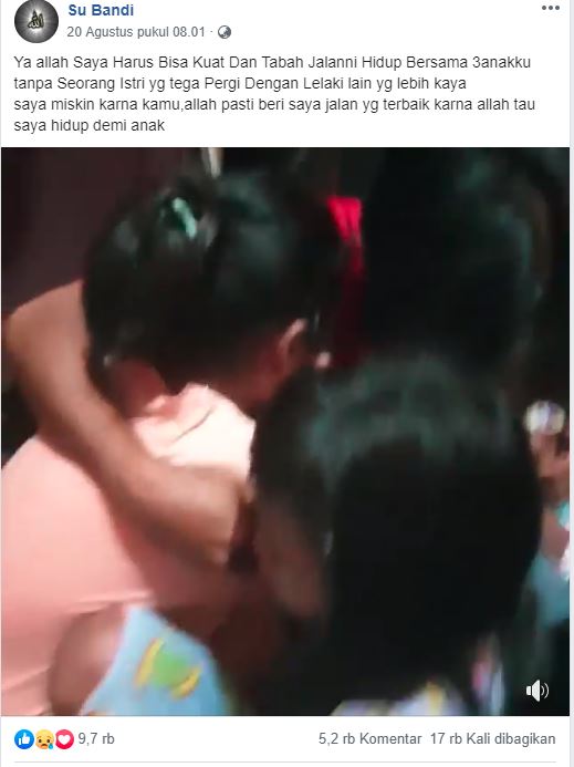 Kisah Su Bandi yang diselingkuhi istrinya menjadi viral