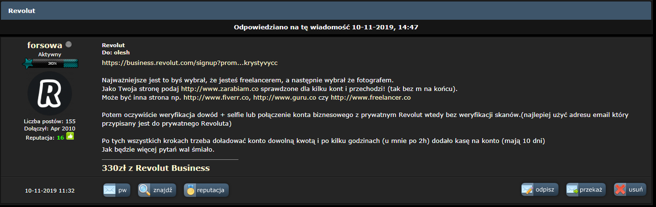Przegląda PW  Revolut