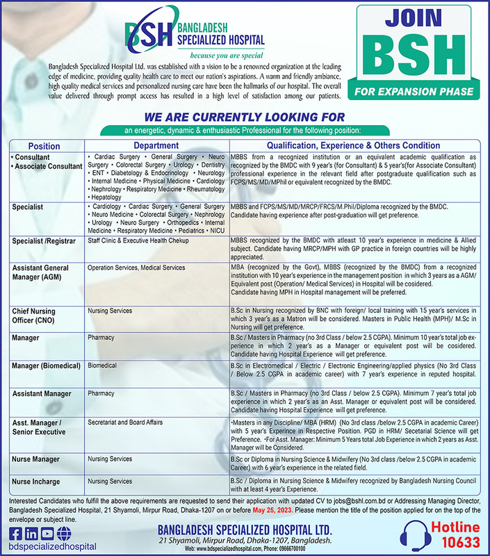 BSH-Job-Circular-2023