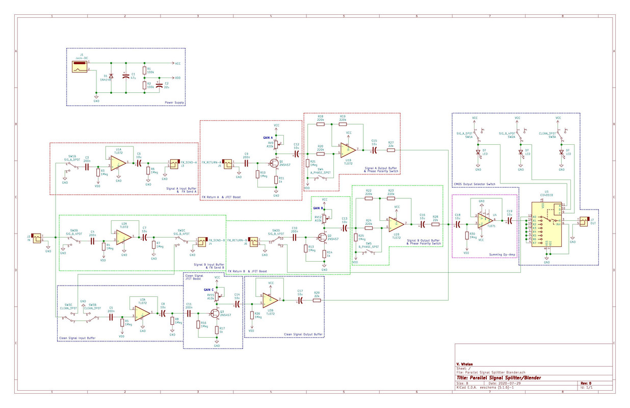 Parallel Signal Splittler Blender