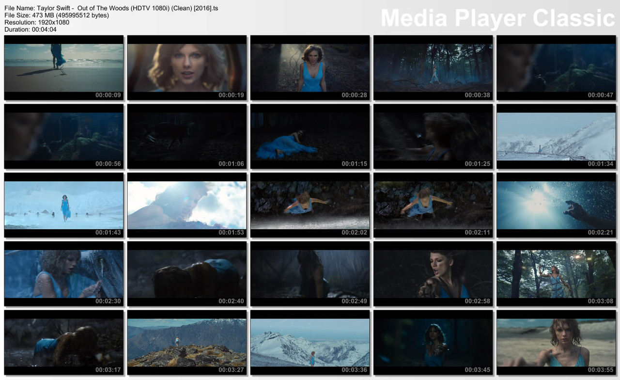 Taylor Swift - Out of The Woods (HDTV 1080i) (Clean) [2016]