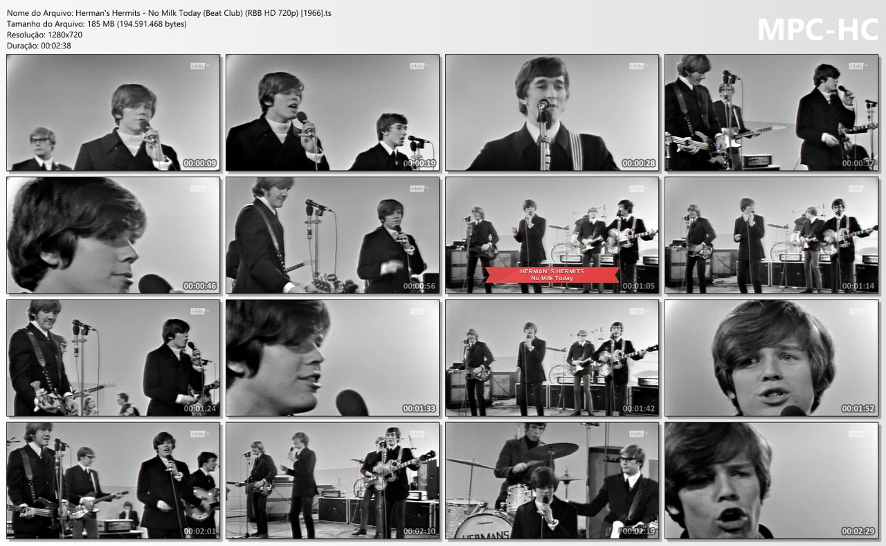 Herman's Hermits - No Milk Today (Beat Club) (RBB HD 720p) [1966].mp4
