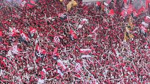 Torcida do Flamengo lotando o estádio