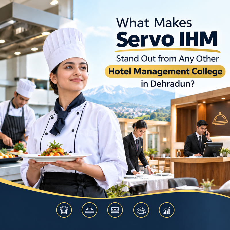 Hotel Management Institute in Dehradun - Servo IHM Practical Training Lab