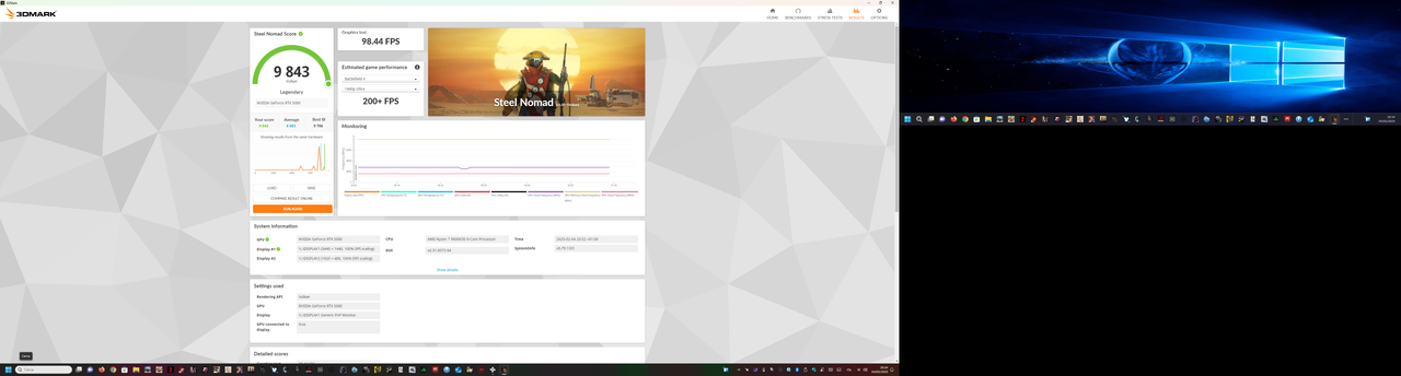 STEEL NOMAD RTX 5080 TEST VULKAN