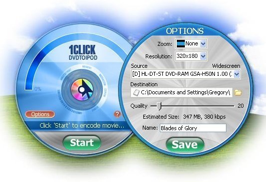 1CLICK DVDTOIPOD v3.2.1.9