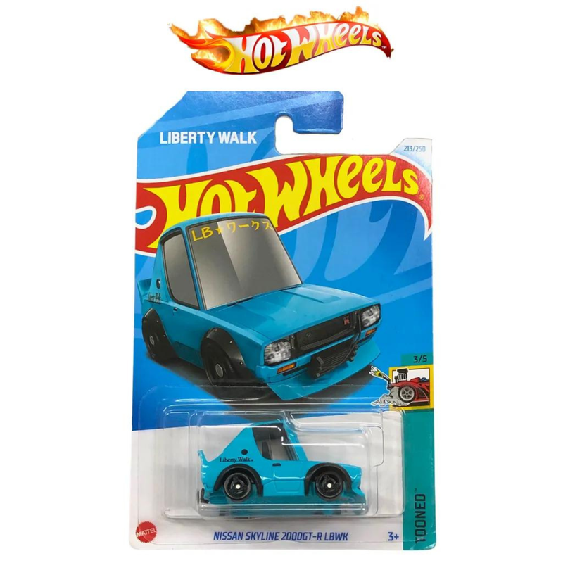 Hot Wheels LBWK (Liberty Walk) ミニカー Hot Wheels Nissan Skyline 2000GT-R LBWK (Tooned) Liberty