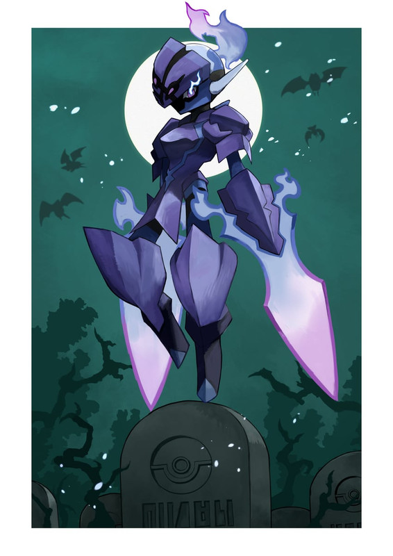 zubat-golbat-and-ceruledge-pokemon-drawn