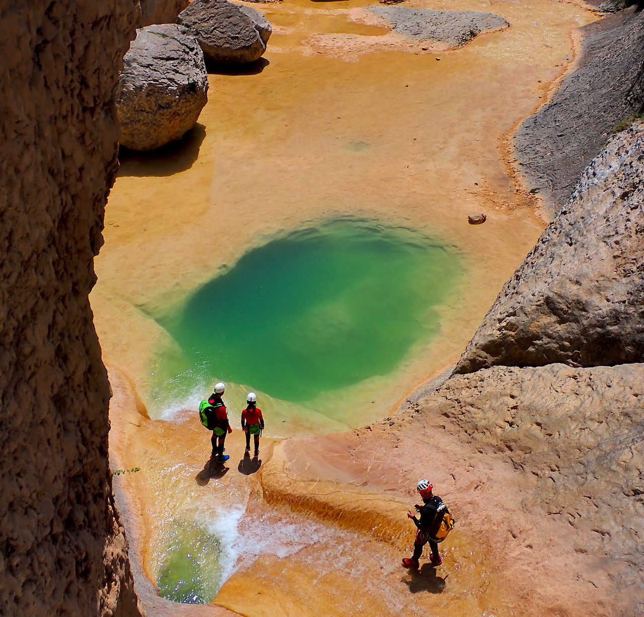 Canyoning en Sierra de Guara, Espagne