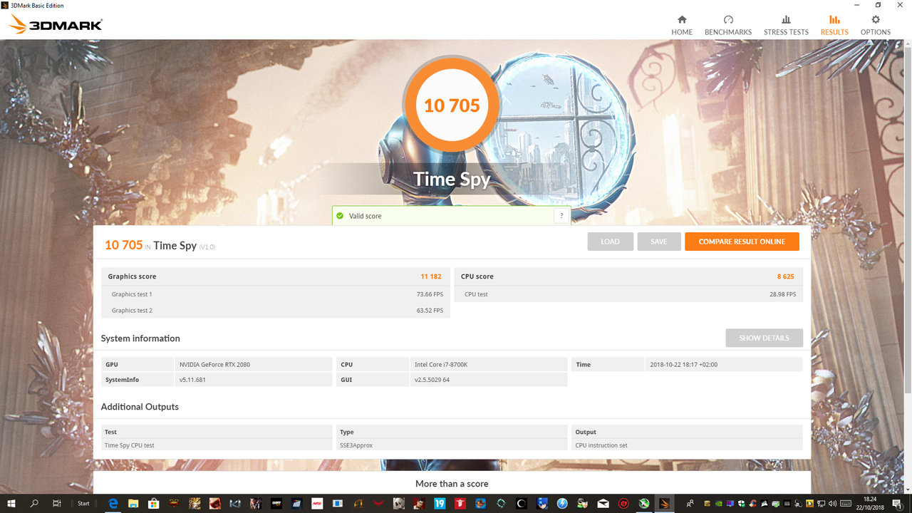 3dmark  110-600 ventola 100%